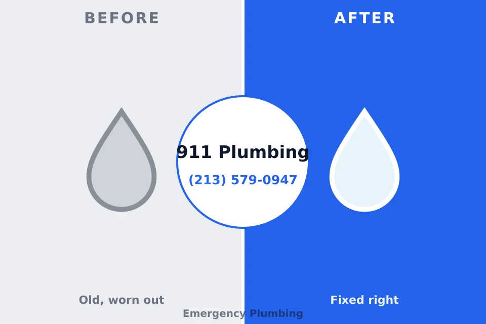 Before and after: plumbing company Pimlico, SC